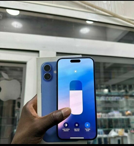 Smartphone moderne bleu