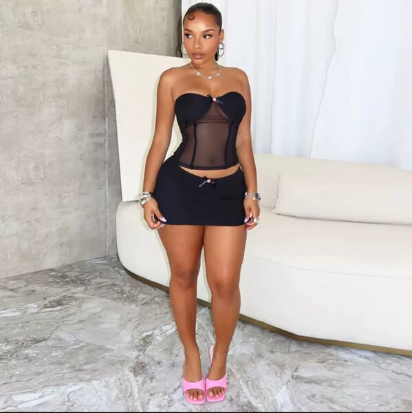 Two piece skirt and top
