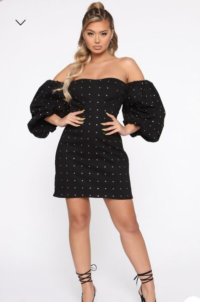 Robe courte noire