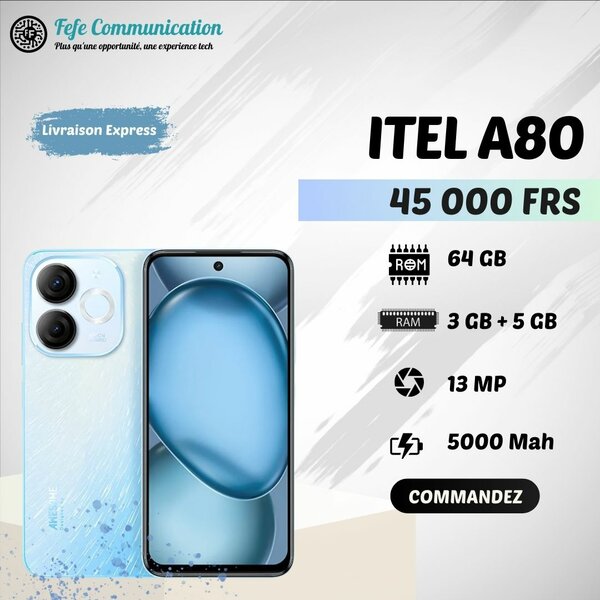 Itel A80 - 64GB - 3GB Ram