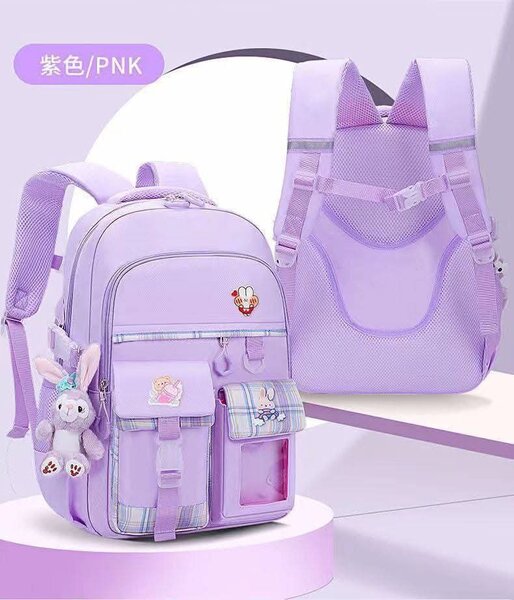 Sac à dos scolaire violet