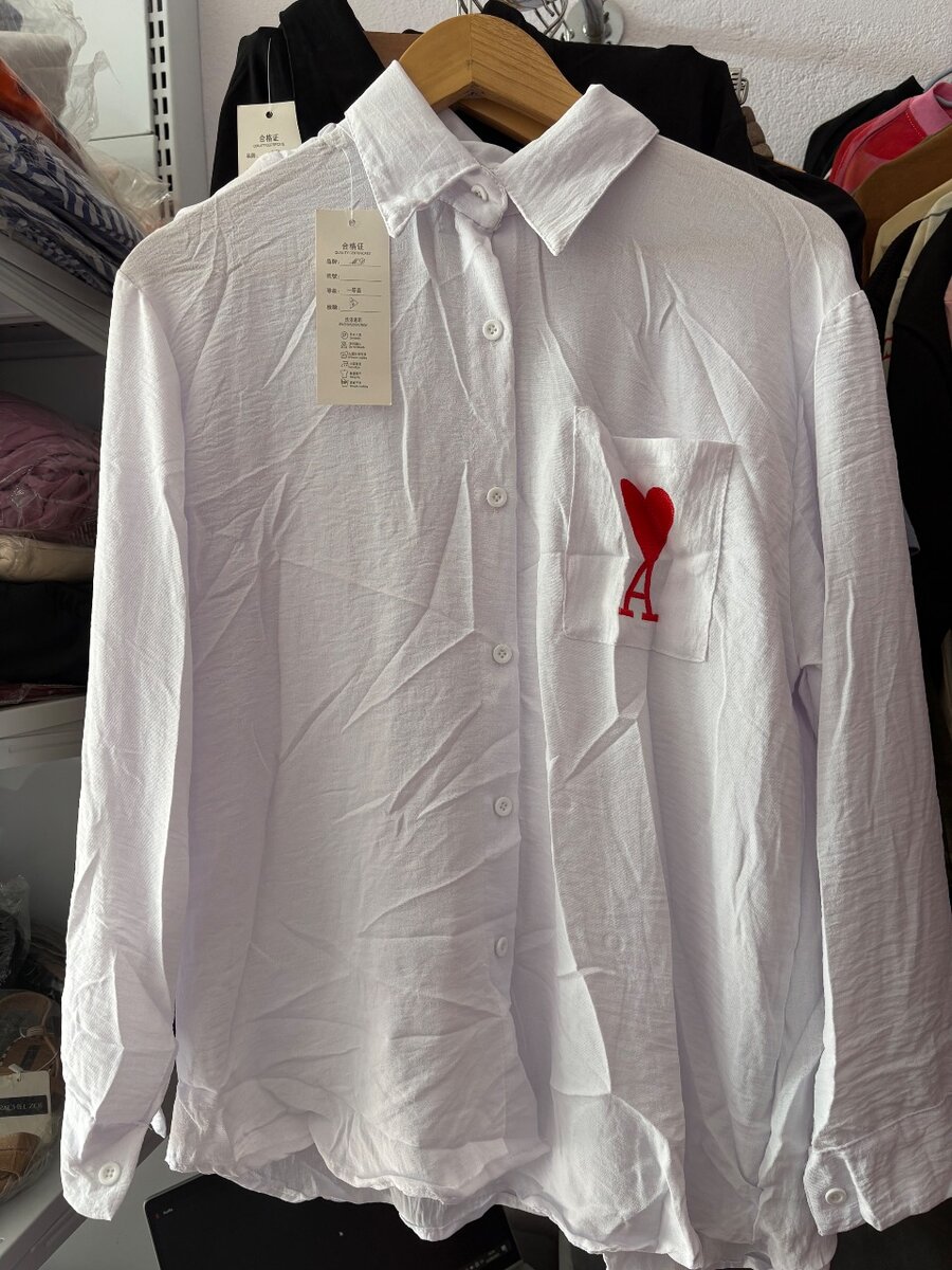 Chemise à cœur élégant