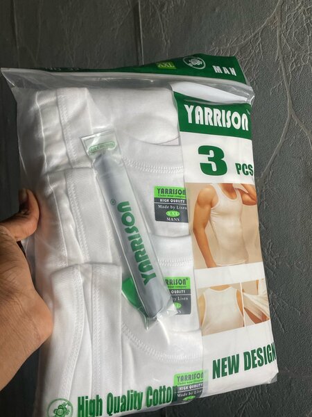 Pure cotton singlet