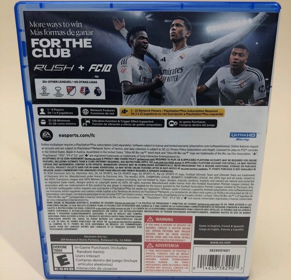 FC25 PS5 game