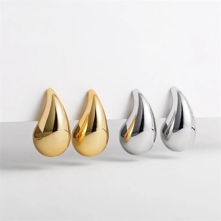 Gold earrings