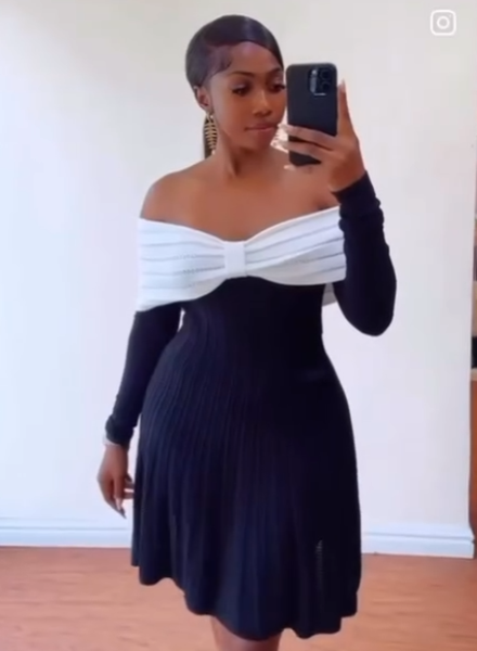 Knitted dress