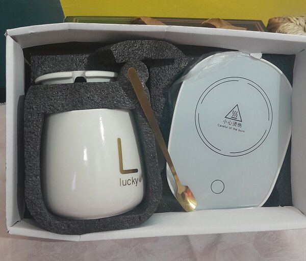 Tasse chauffante