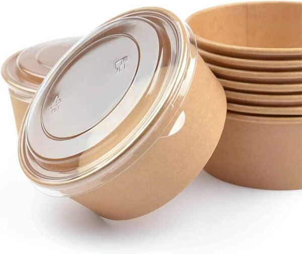 Set de 10 Bols en papier kraft