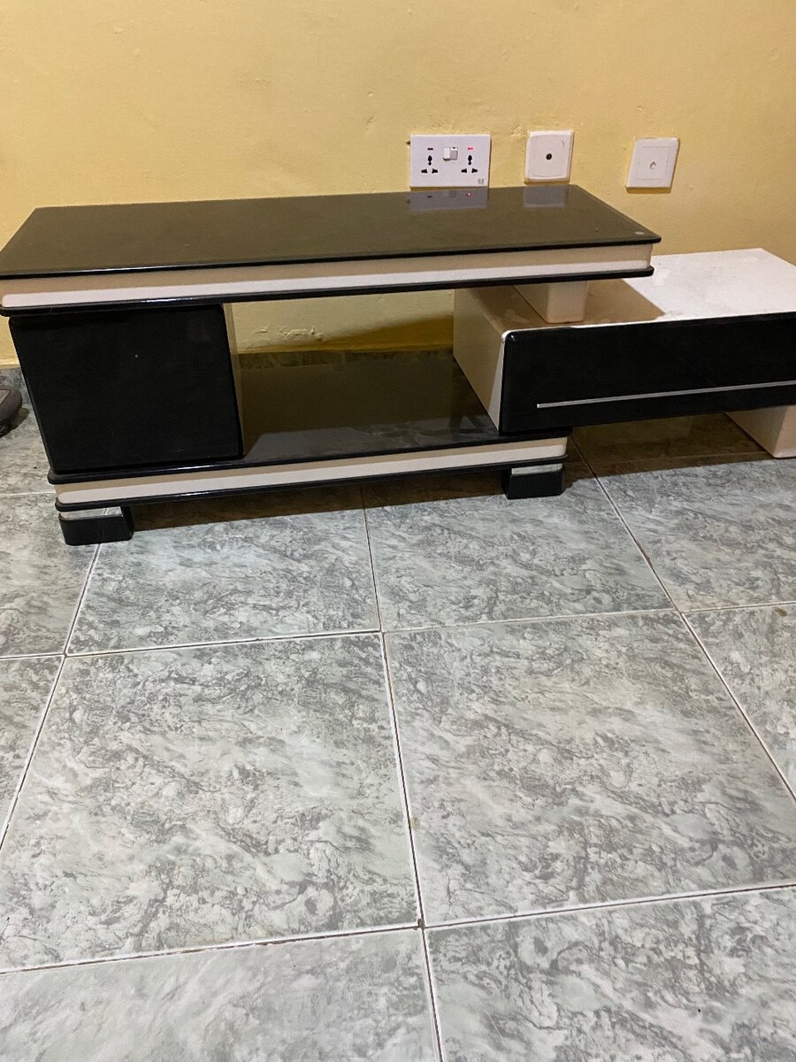 Television table stand used