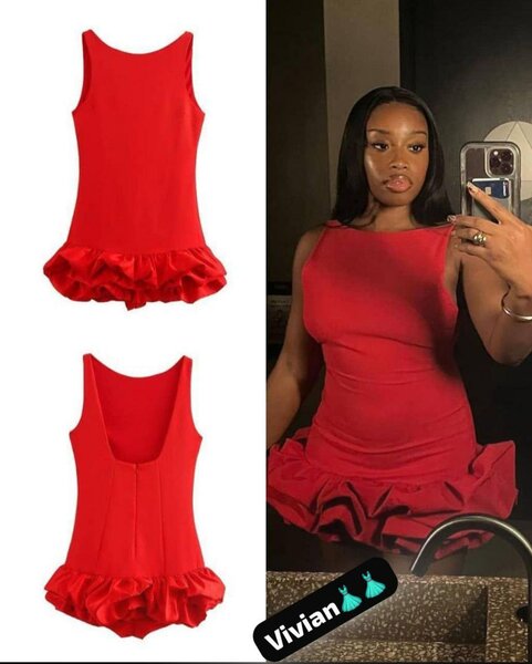 Cute red dresses