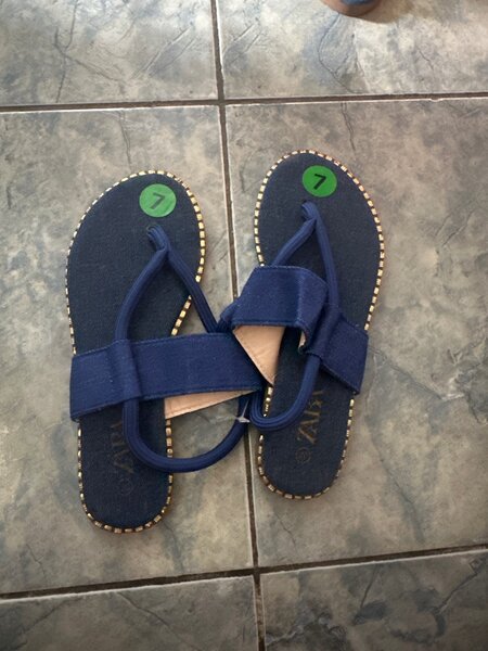 Sandales confortables en tissu