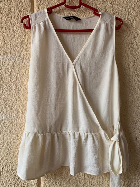 Blouse femme blanche fluide