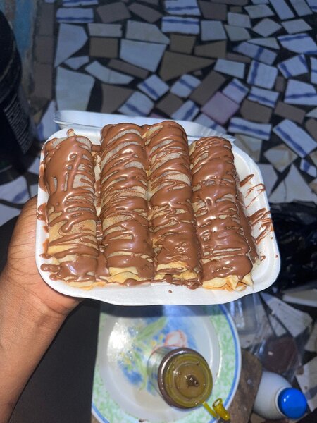 Crêpes au chocolat