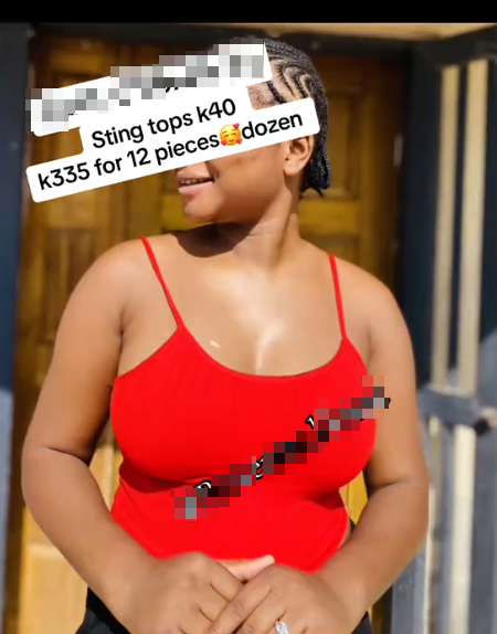 Short women's top