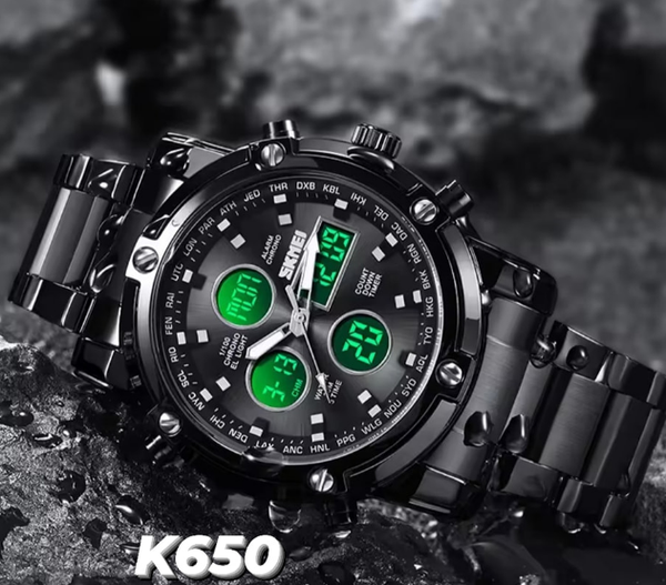 skmei black watch