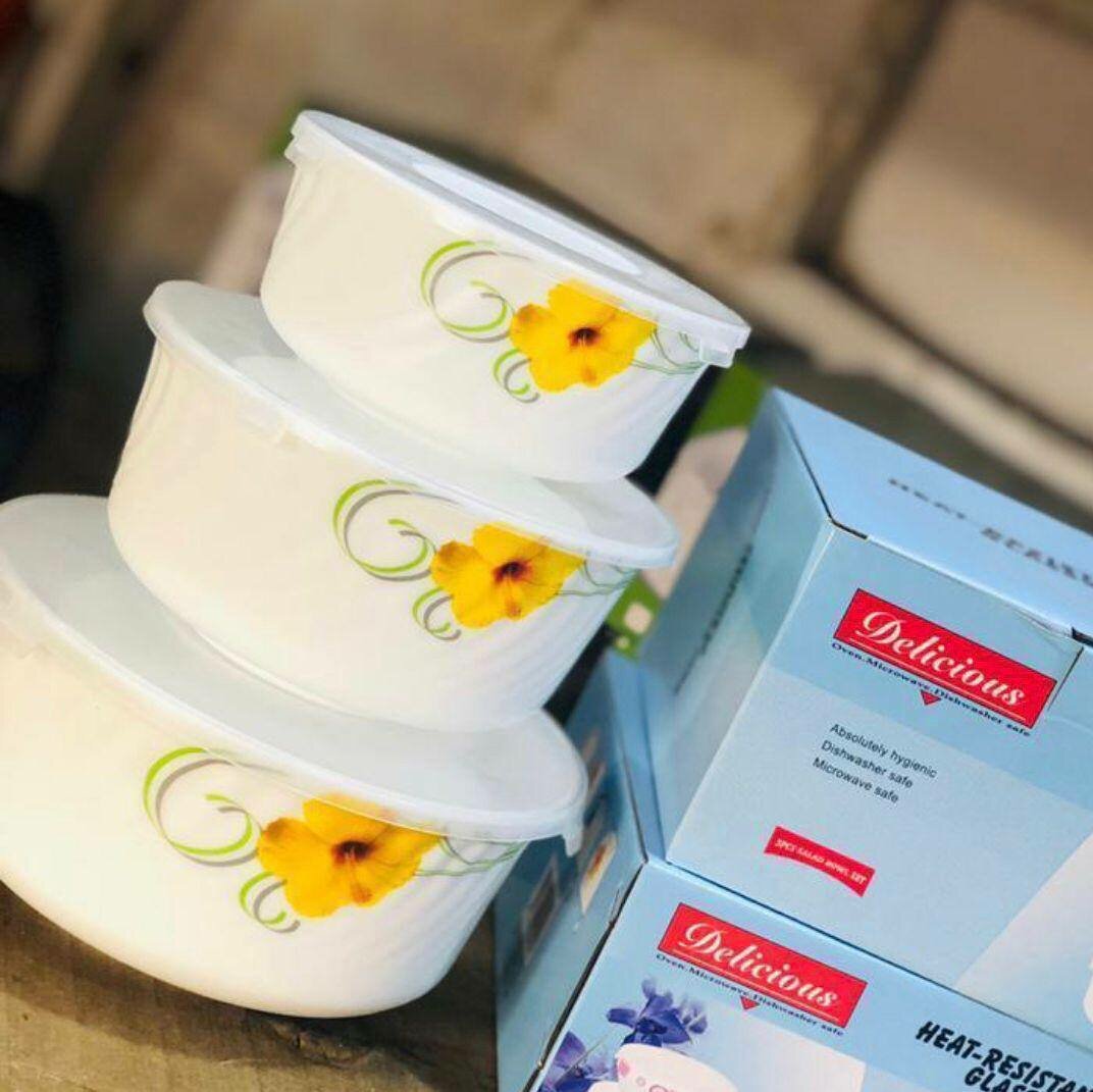 3pcs storage bowls