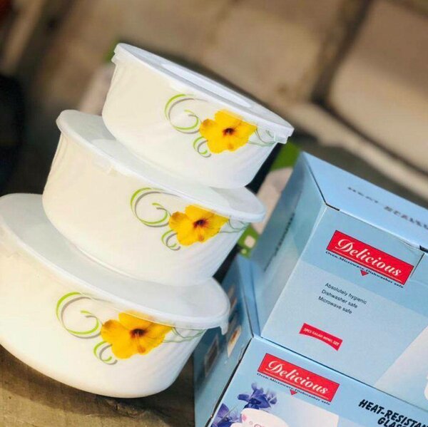 3pcs storage bowls