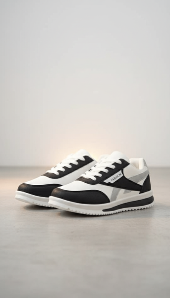 Baskets Noires et Blanches