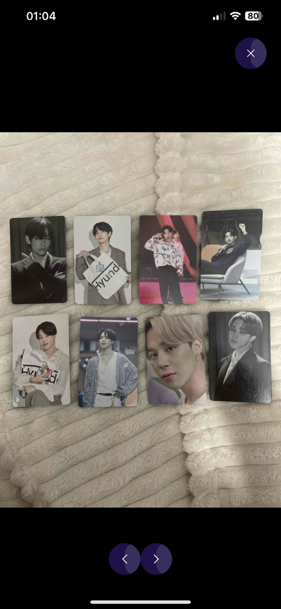 Photo carte BTS