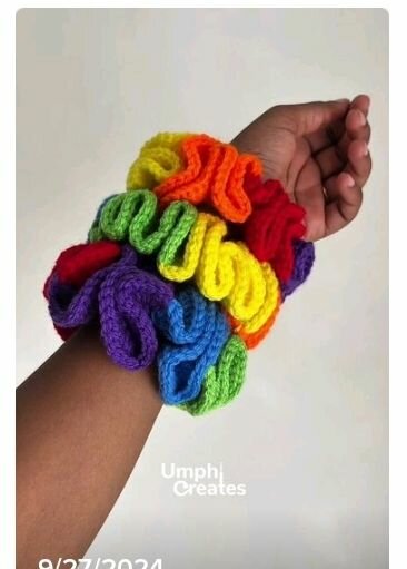 Chouchou en tricot
