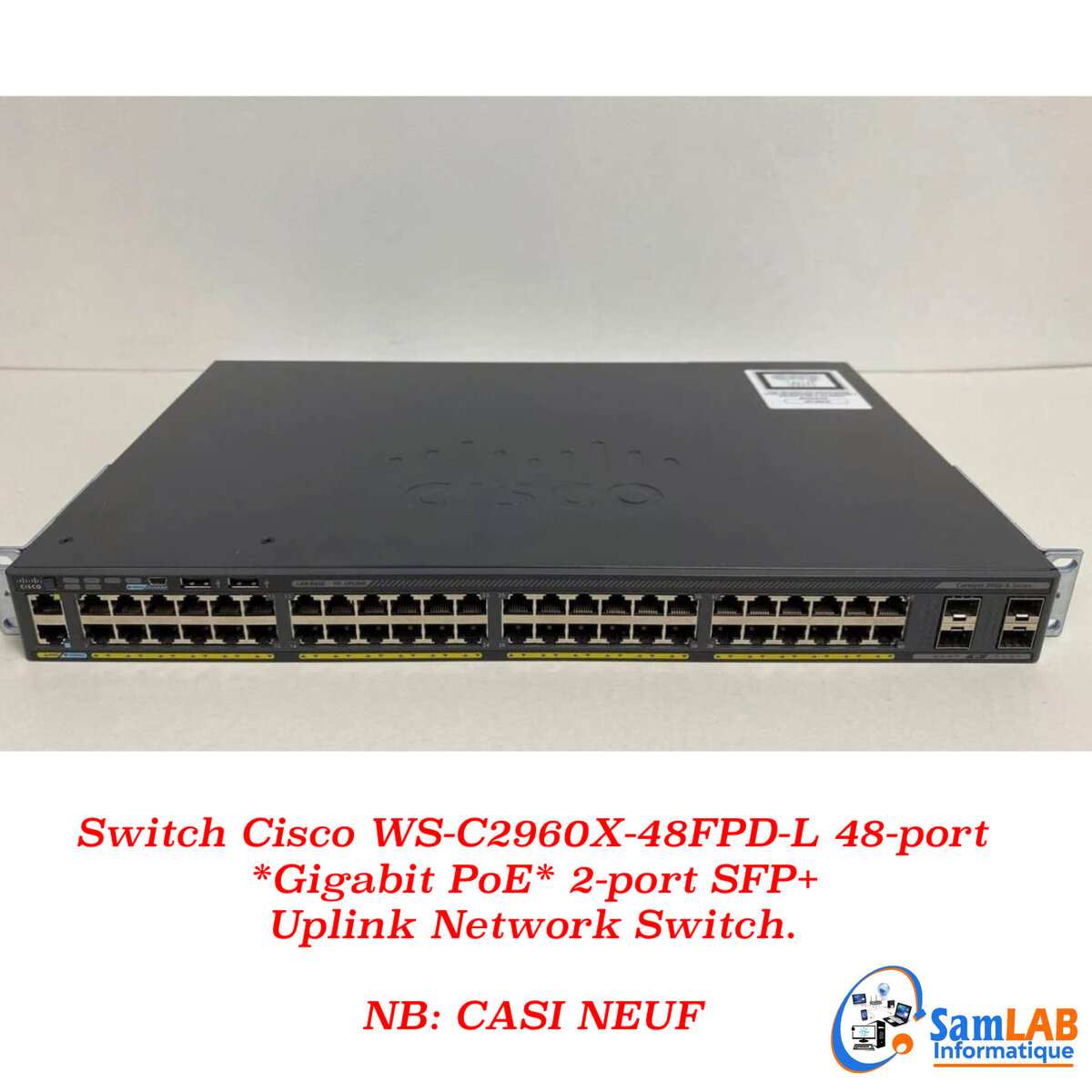 Cisco WS-C2960X-48FPD-L Switch