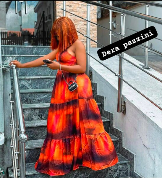 Robe Longue Éclatante Femme