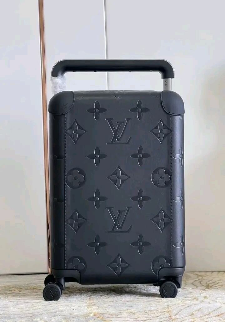 Valise élégante en cuir noir
