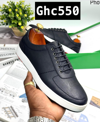 black sneakers
