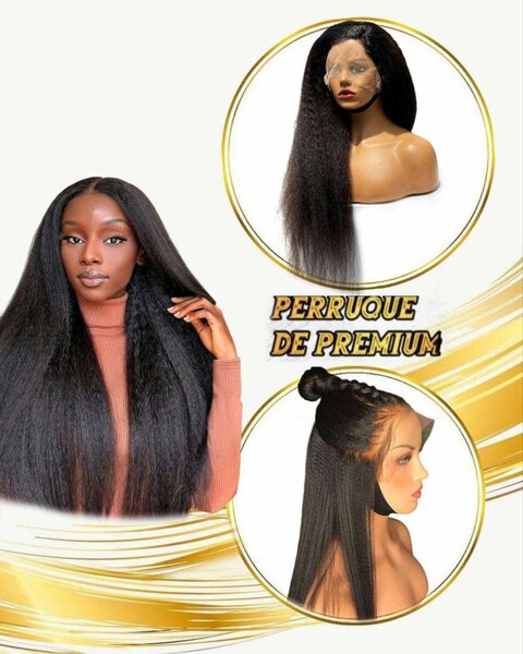 Perruque anduler, body wave et kinky effet cheveux