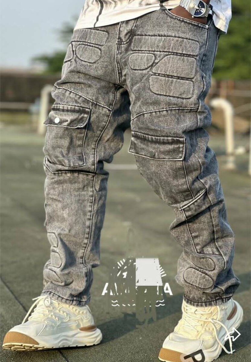 Jean cargo style urbain