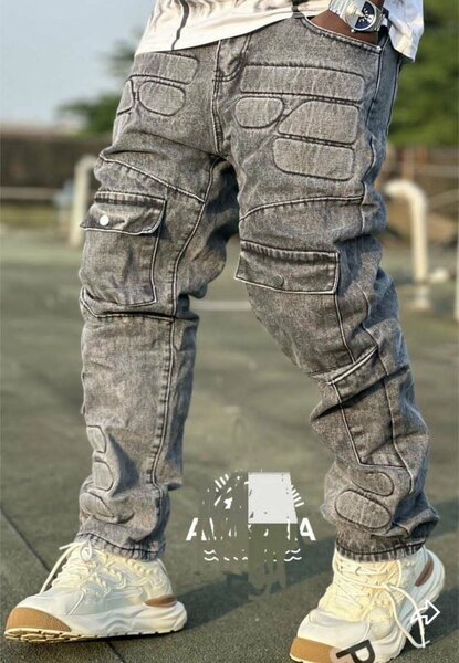 Jean cargo style urbain