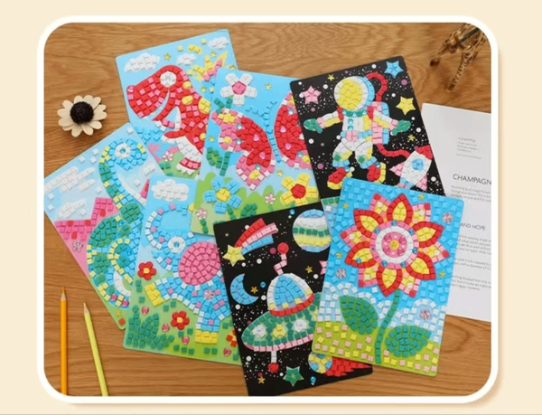 Mosaïque Enfants DIY Colorée