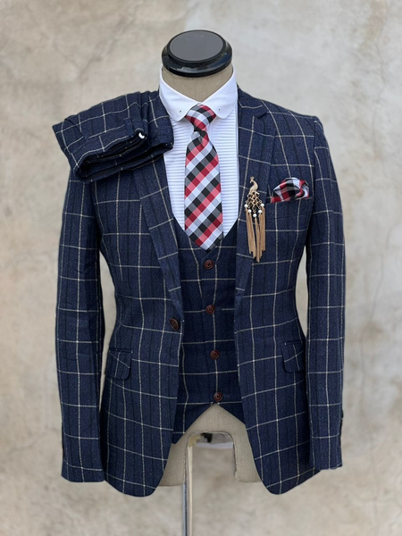 Suit bleu
