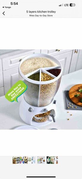 15kg cereal / grains dispenser