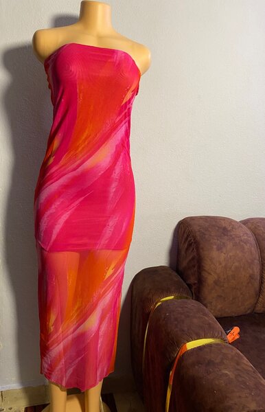 Robe chic rose