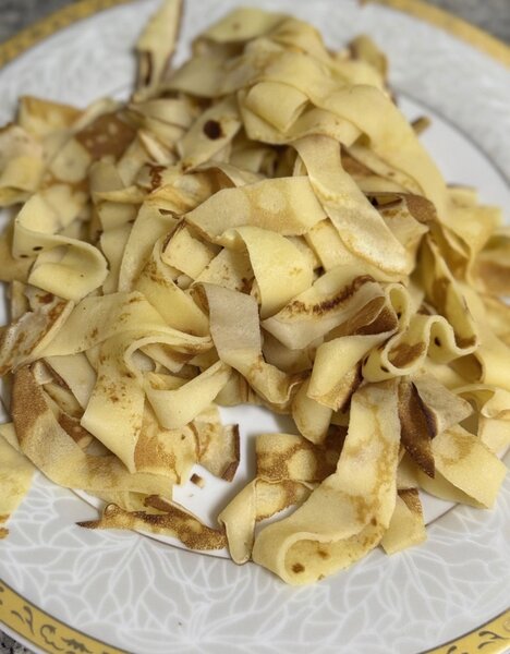 Crêpe tagliatelle nature