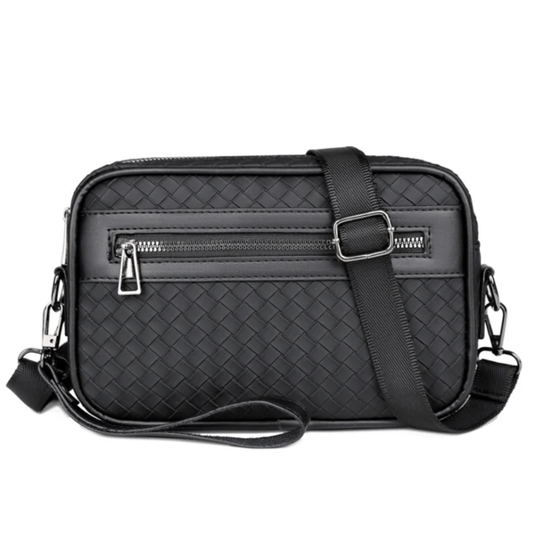 Sac bandoulière tissé élégant