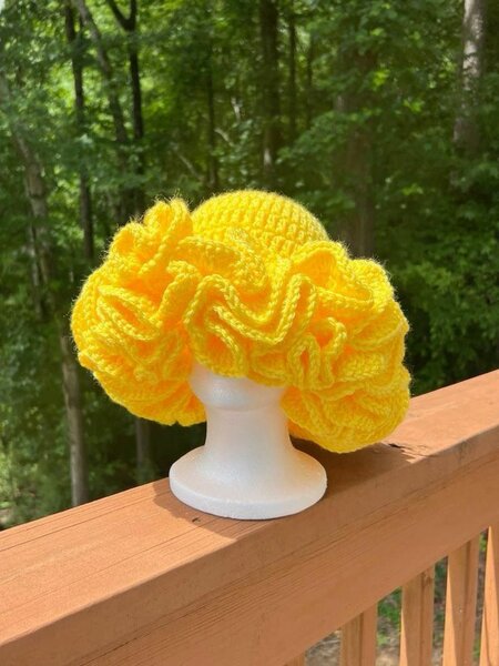Chapeau en Crochet Stylé
