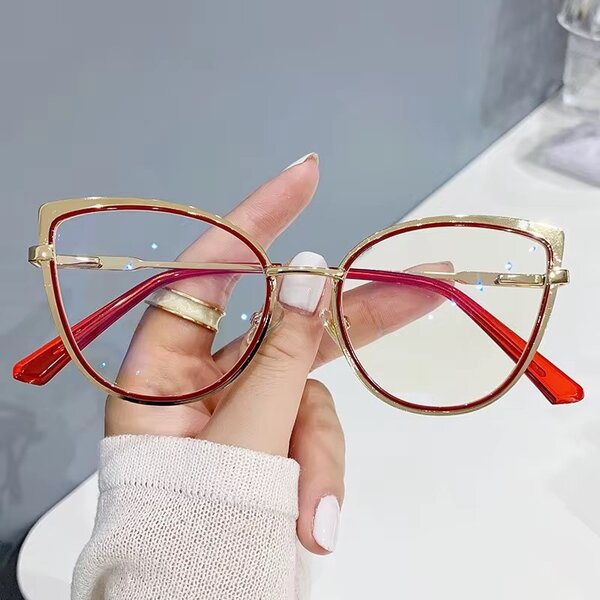 Lunettes rétro cat-eye colorées