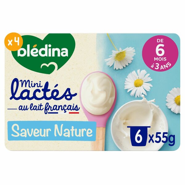 BLEDINA Mini Lactés Nature