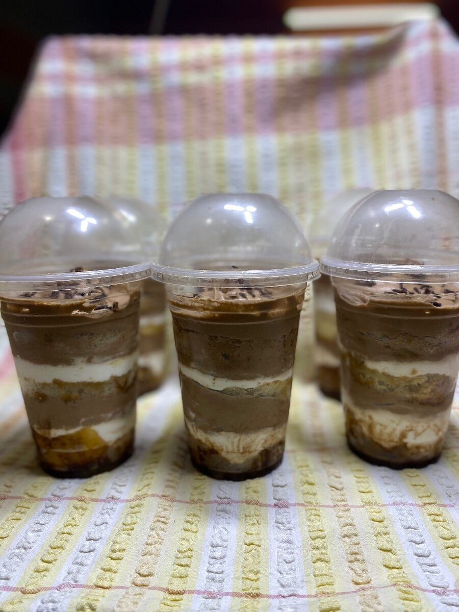 Layer cup chocolat