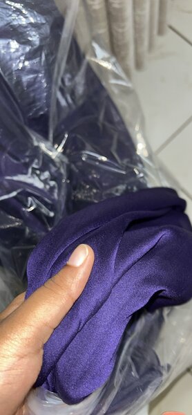 purple formal dress