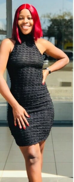 Black stretch dress