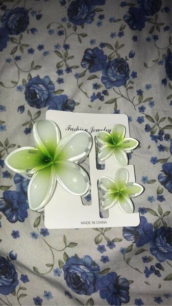 Épingles à cheveux fleurs colorées