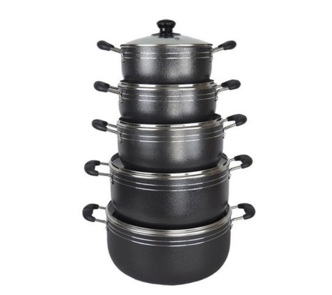 4 NON-COOKWARE SET  WITH FRYING  PAN
