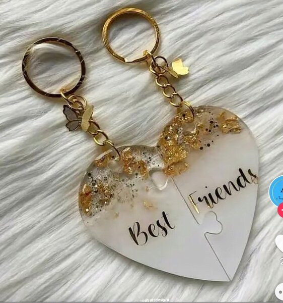 Resin keychain