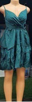 Beautiful and high quality women's dress green