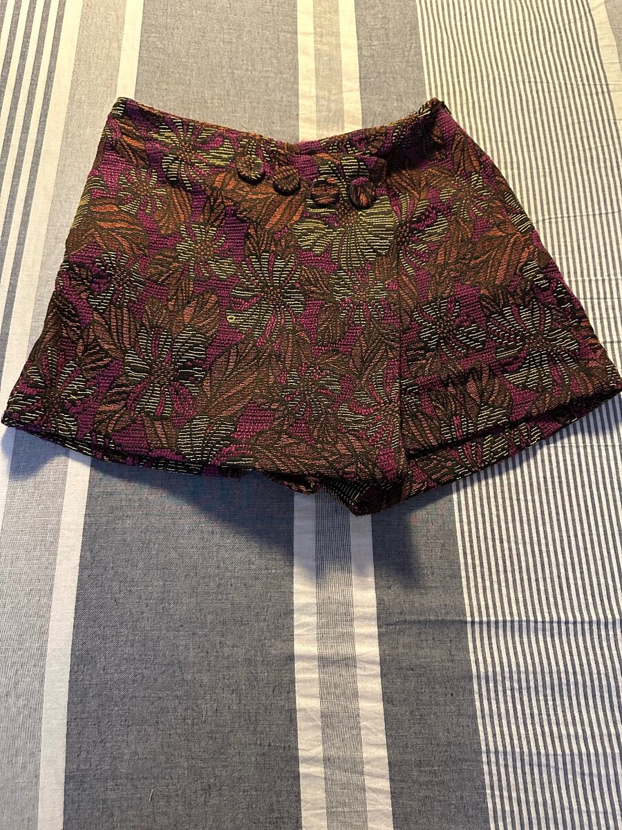 Jupe short multicolore MANGO