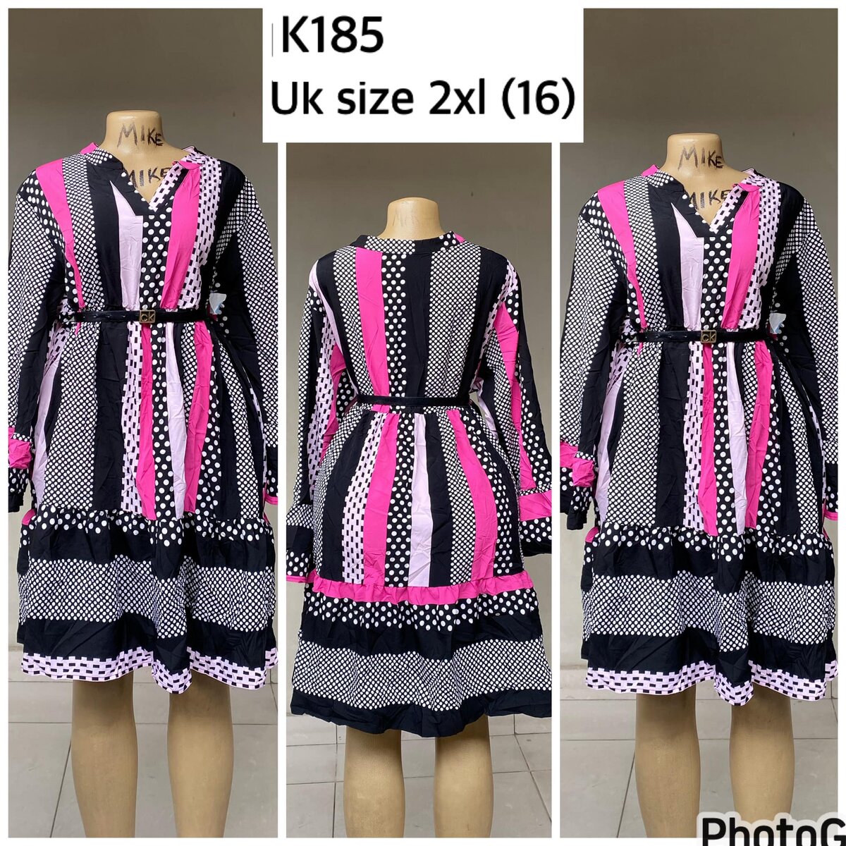 striped dress