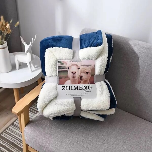 Lamb wool blanket
